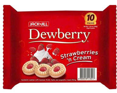 Dewberry Strawberries 'n Cream 33g