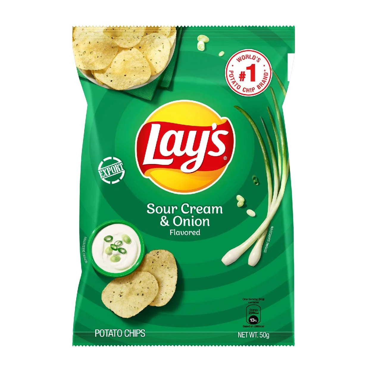 Lay’s Sour Cream & Onion Potato Chips 50g