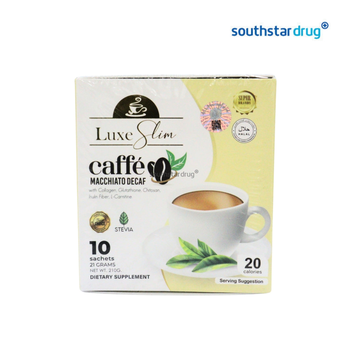 Luxe Slim Caffe Macchiato Decaf 10 Sachets