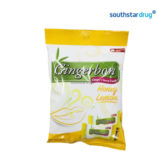 Gingerbon Honey Lemon Ginger Candy 125g Pack