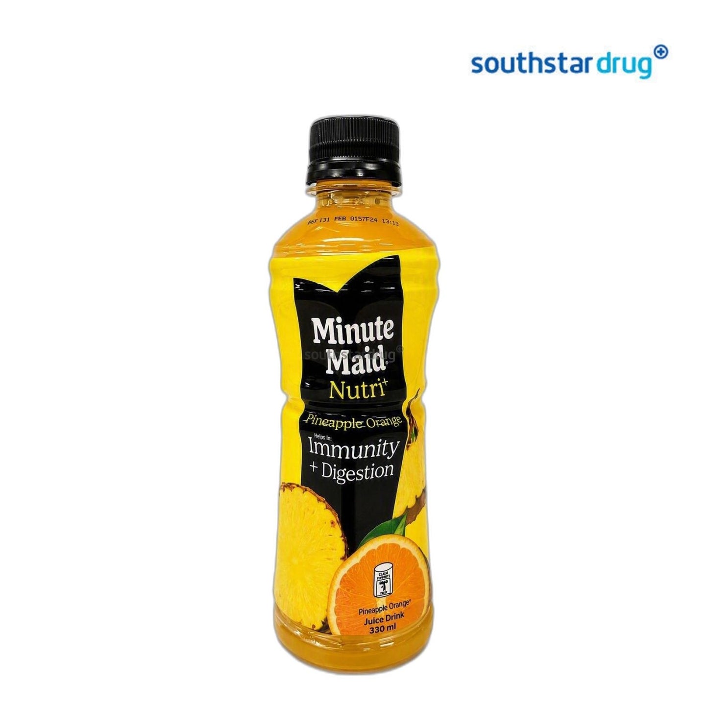 Minute Maid Nutri+ Pineapple Orange 330ml Bottle