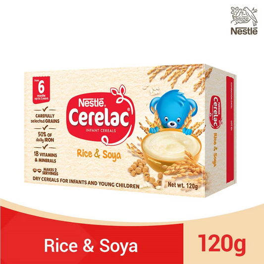 Cerelac Cereal Rice & Soya 120g