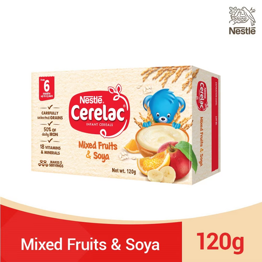 Cerelac Cereal Fruits & Soya 120g
