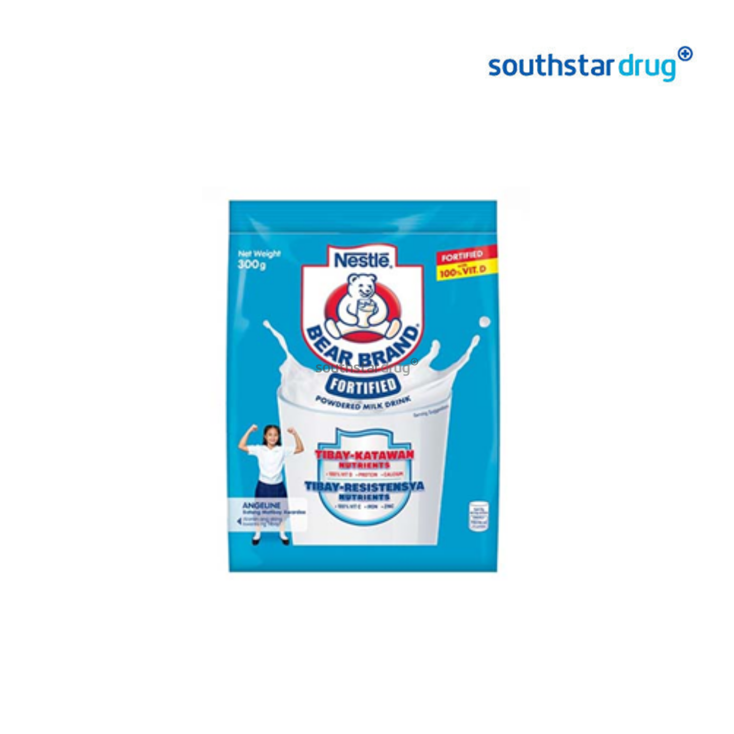 Bear Brand Fortified Milk 300g Pouch