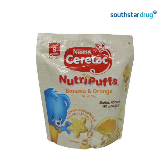 Cerelac NutriPuffs Banana & Orange 50g 1 Pack – Baby Snack