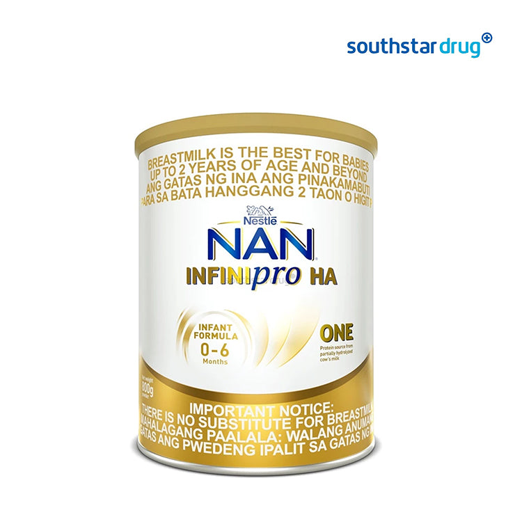 Nan Infinipro HA One 0 to 6 Months 800g Can