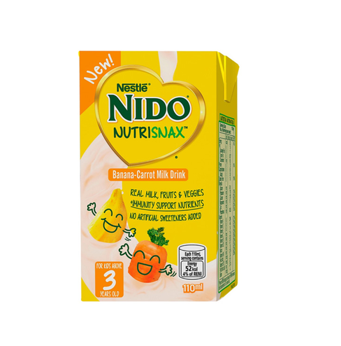 Nido NutriSnax Banana Carrot 110mL