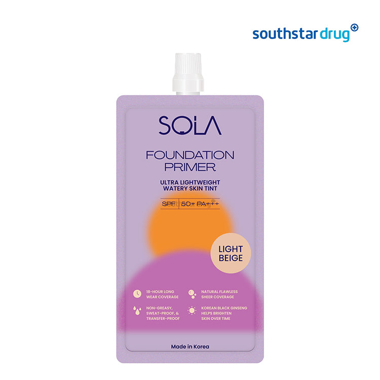 SOLA Foundation Primer 7ml - Light Beige