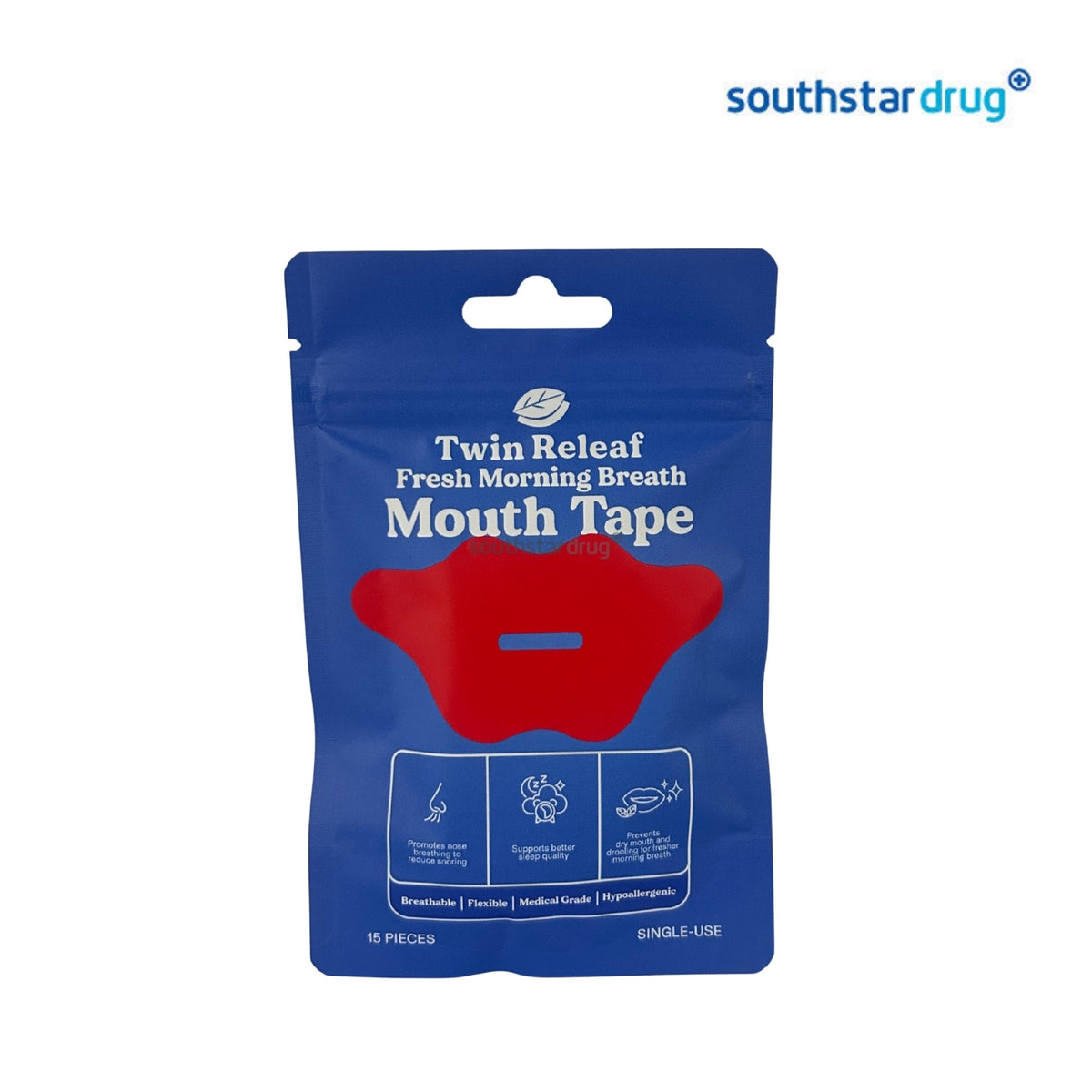 Twin Releaf Mouth Tape Red (15 Strips) – Mouth and Personal Care