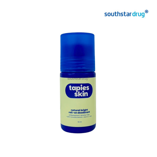 Tapies Skin Deo Roll-On Natural Bright 50ml – Underarm Freshness and Care