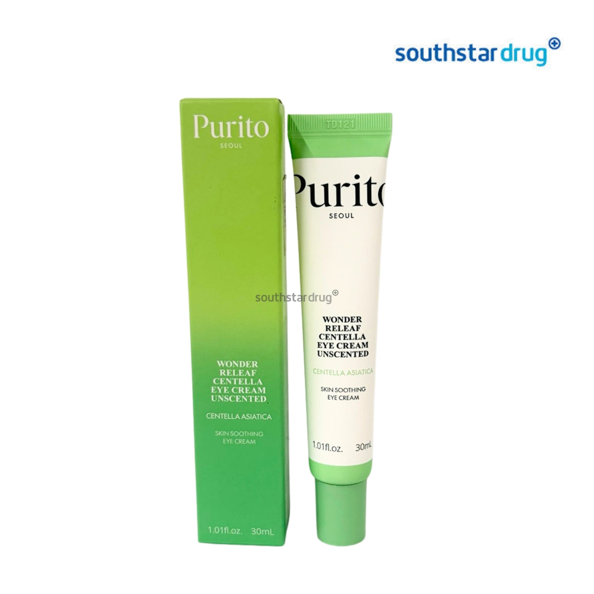Purito Seoul Wonder Releaf Centella Unscented Eye Cream 30mL (1 Tube) – Gentle Eye Area Moisturizing Care