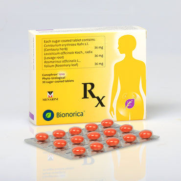 Rx: Canephron Uno 36mg/36mg/36mg Sugar-coated Tablet