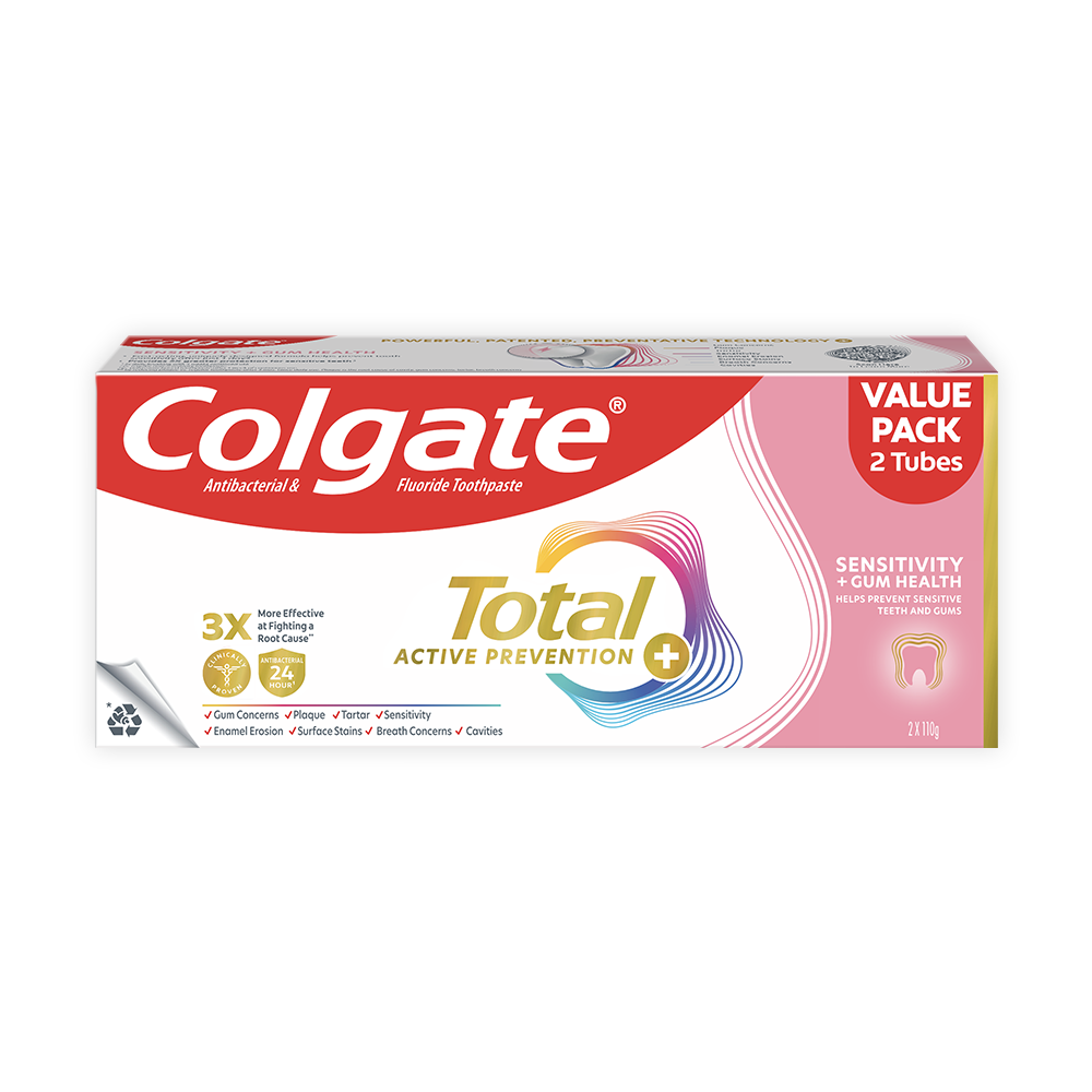 Colgate Total Toothpaste Sensitive Gum Health 110g x2 Twin Pack