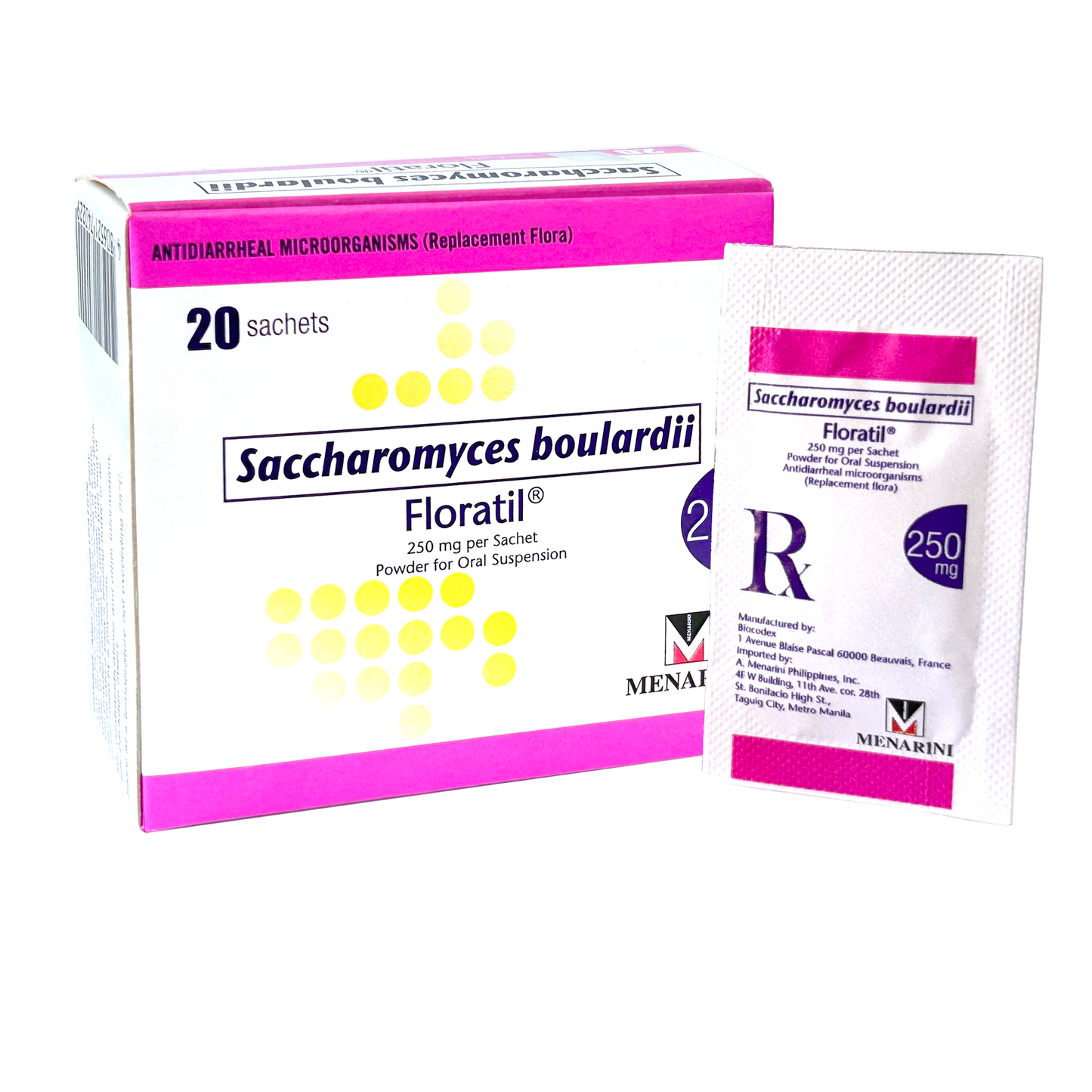 Rx: Floratil 250mg Powder For Oral Suspension