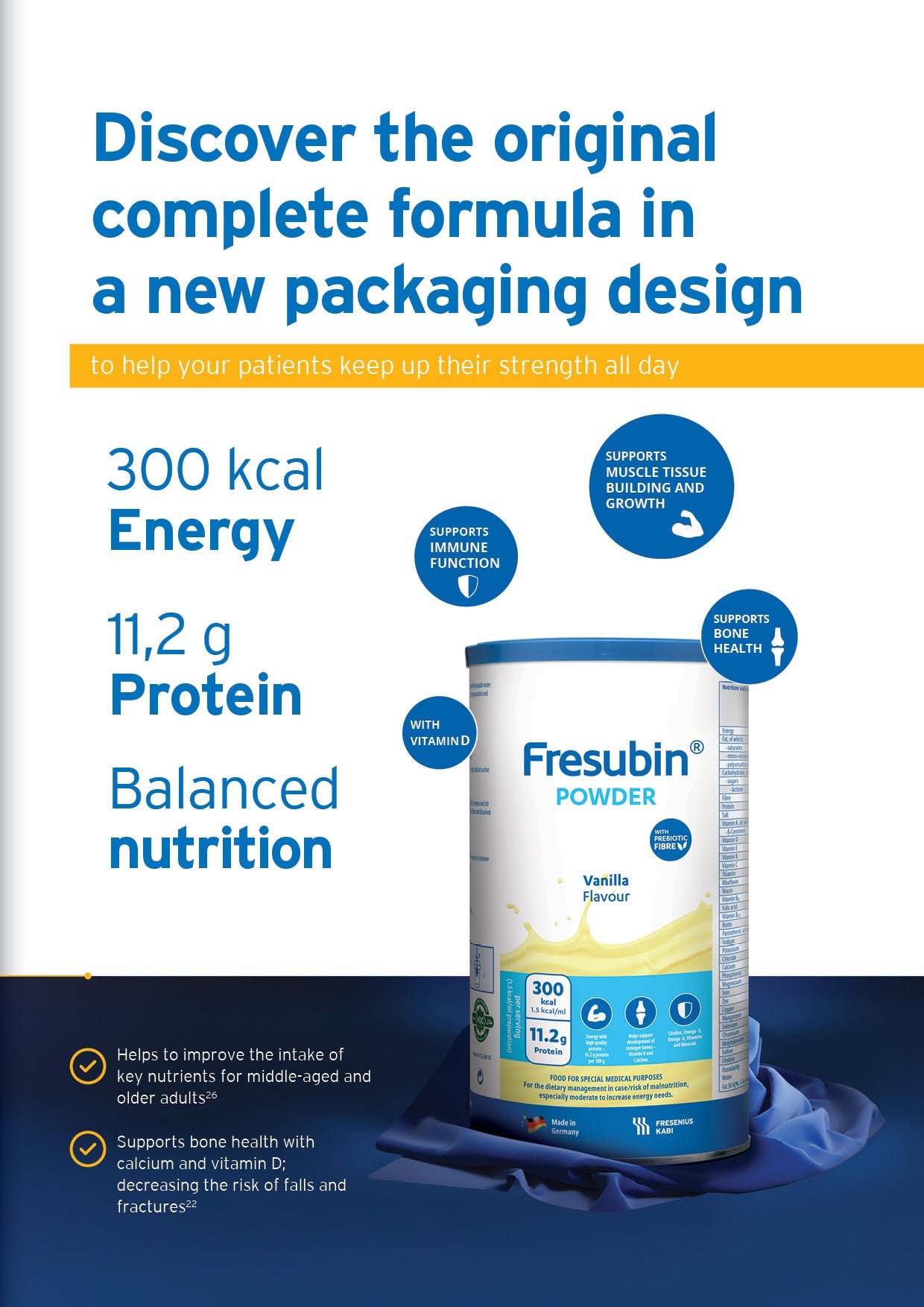 Fresubin Vanilla Powder 500g