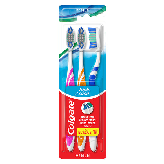 Colgate Triple Action Toothbrush Value Pack