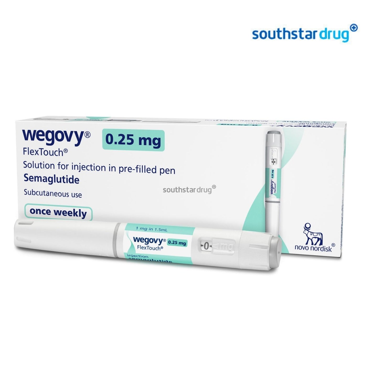 Rx: Wegovy 0.25mg Solution for Injection / Pen
