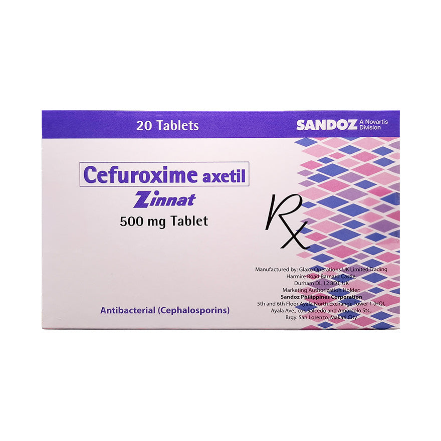 Rx: Zinnat 500mg Tablet