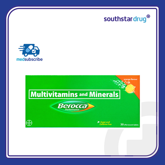 MedSubscribe - Berocca Orange Energy Vitamins Effervescent Tablets - 30s