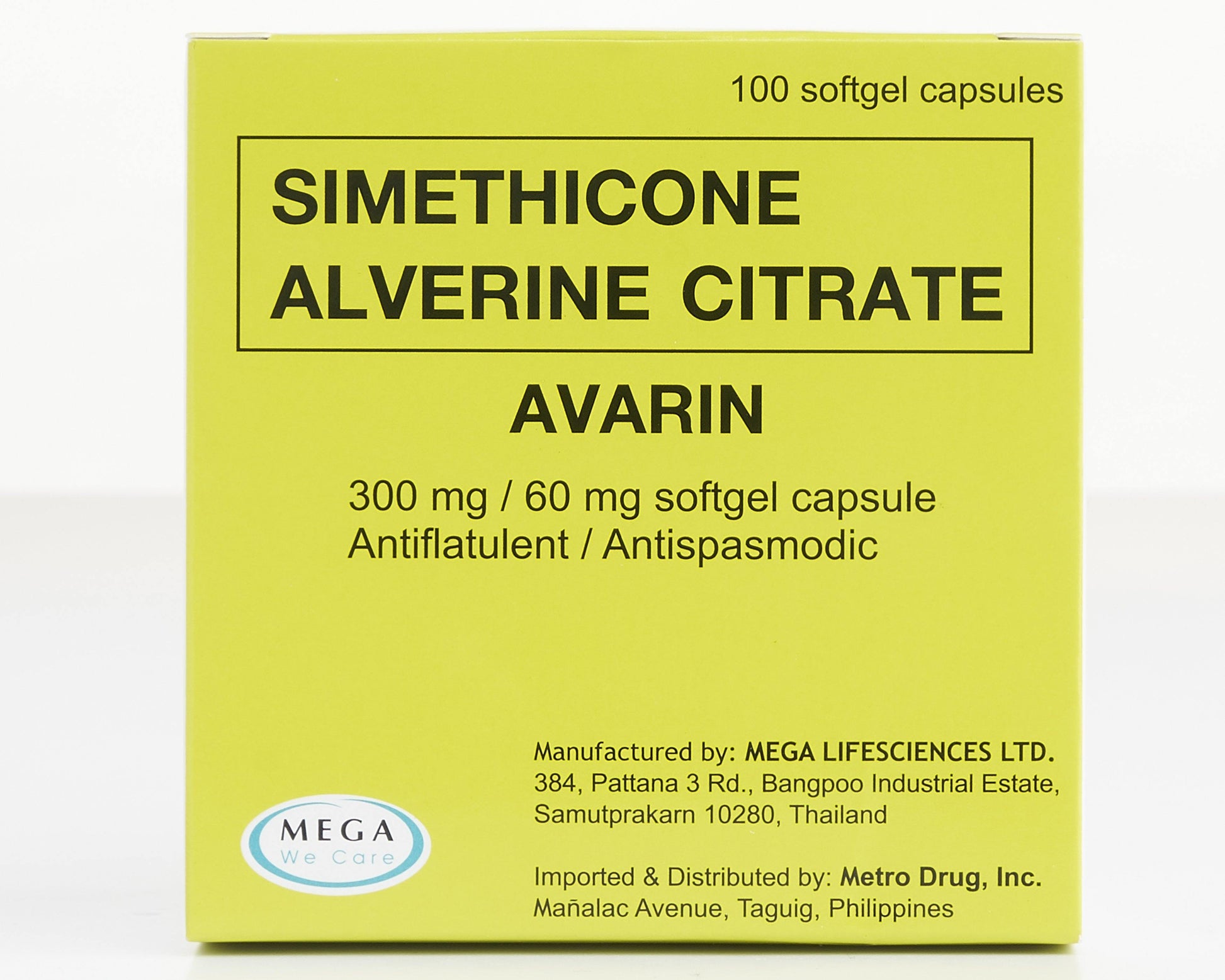 Rx: Avarin 300mg / 60mg Capsule - Southstar Drug