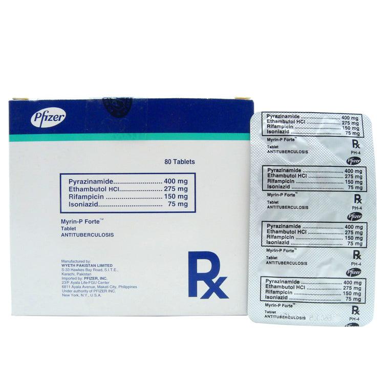 Rx: Myrin P Forte 400mg/275mg/150mg/75mg Tablet - Southstar Drug