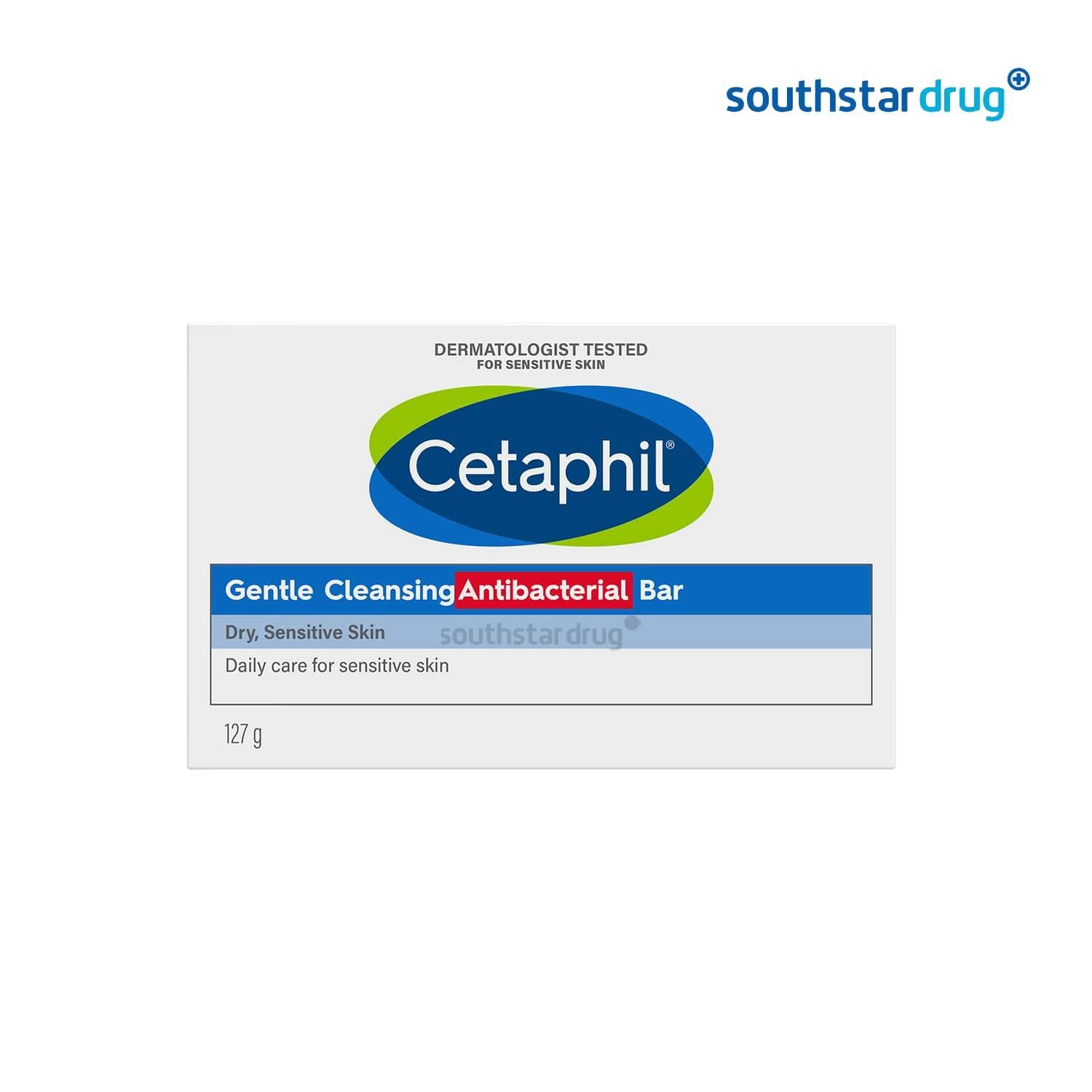 Buy Cetaphil Antibacterial Bar 127 Soap Online | Southstar Drug
