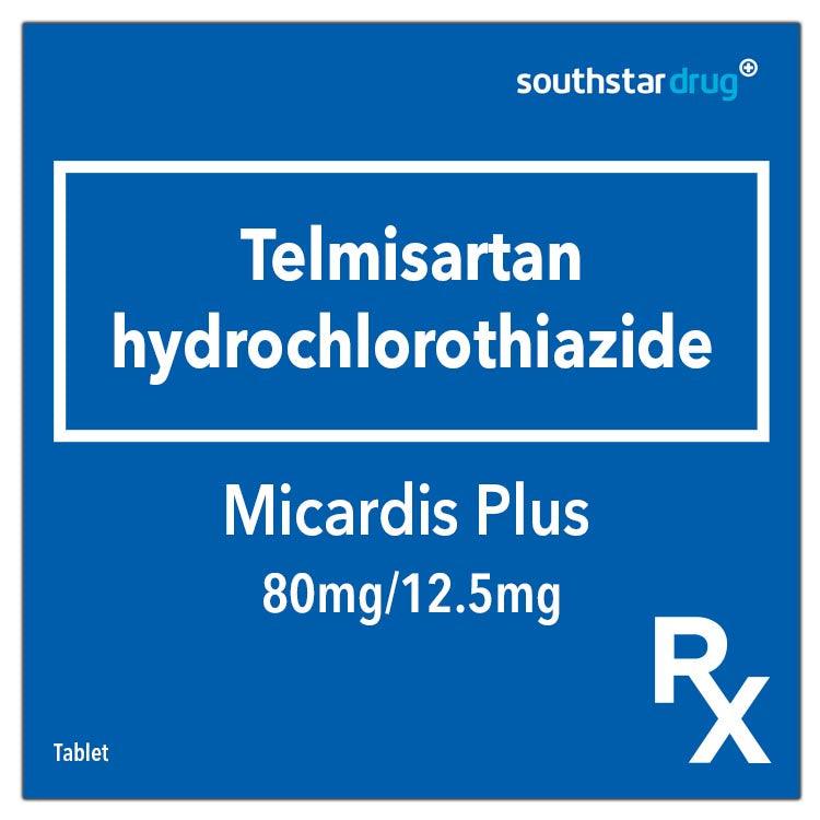 Rx: Micardis Plus 80mg / 12.5mg Tablet - Southstar Drug