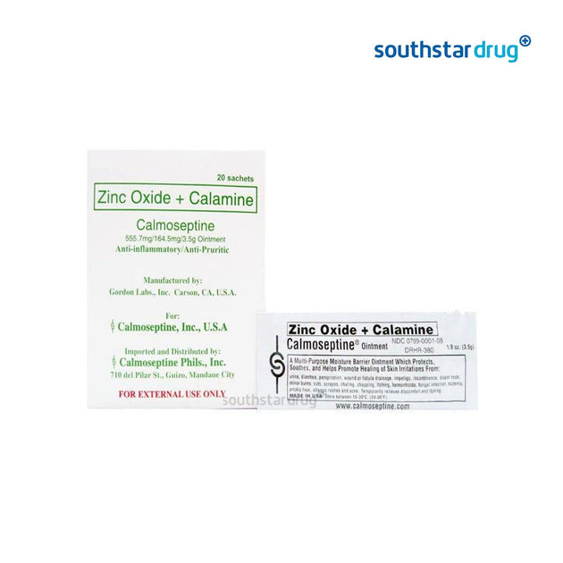 Buy Calmoseptine 555.7 mg 164.5 mg 3.5 g Ointment Online Southstar  Drug