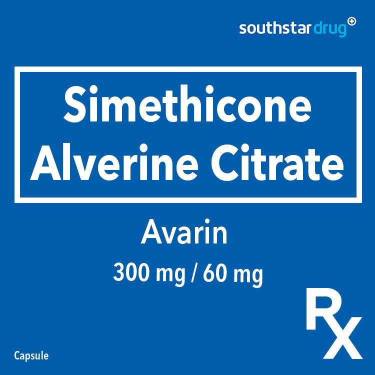 Rx: Avarin 300mg / 60mg Capsule - Southstar Drug