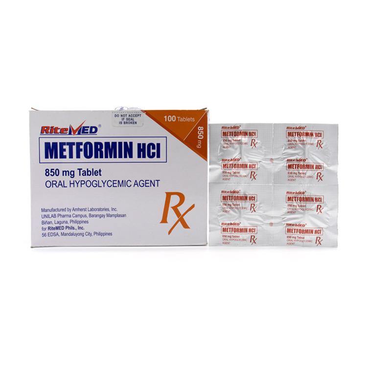 Rx: RiteMed Metformin 850mg Tablet - Southstar Drug