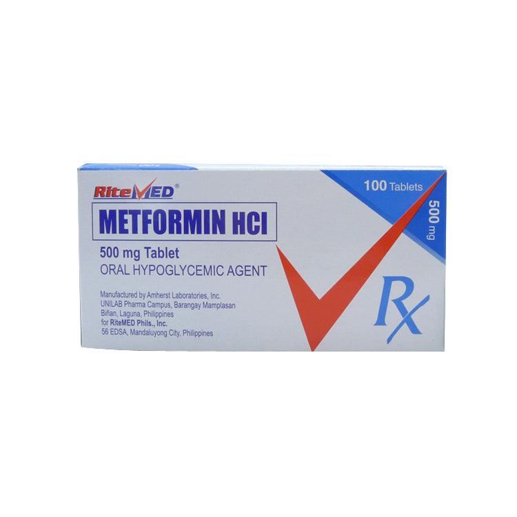 Rx: RiteMed Metformin 500mg Tablet - Southstar Drug