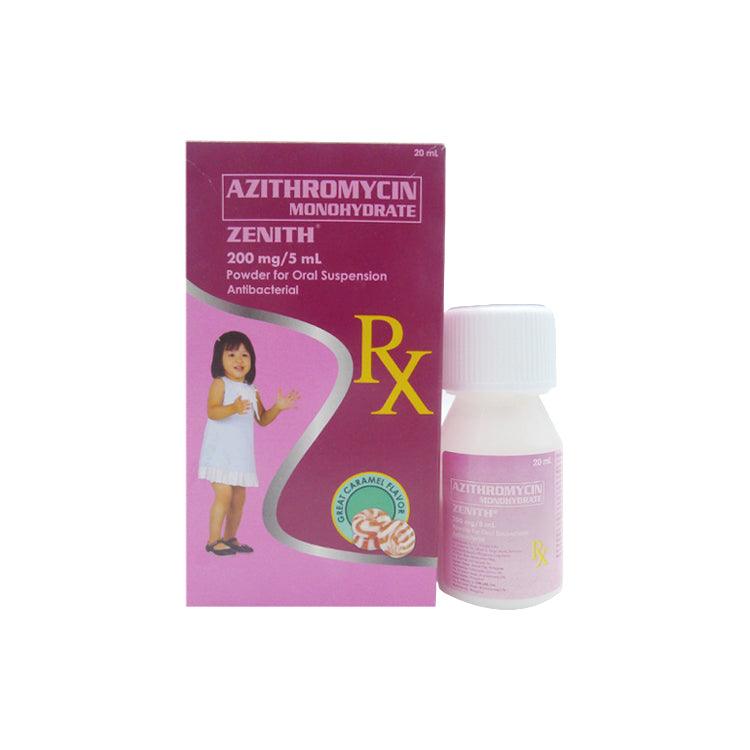 Rx: Zenith 200mg / 5ml 20ml Oral Suspension - Southstar Drug
