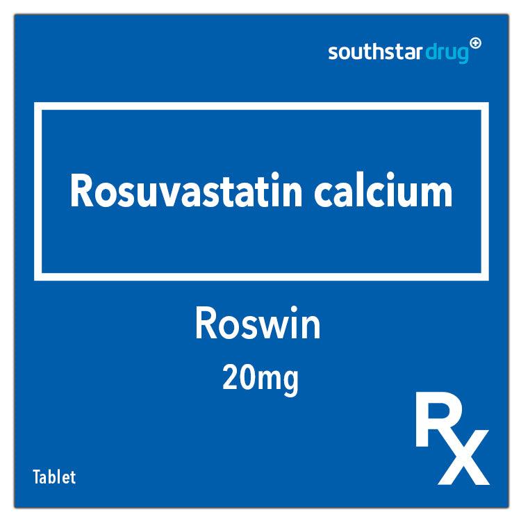 Rx: Roswin 20mg Tablet - Southstar Drug