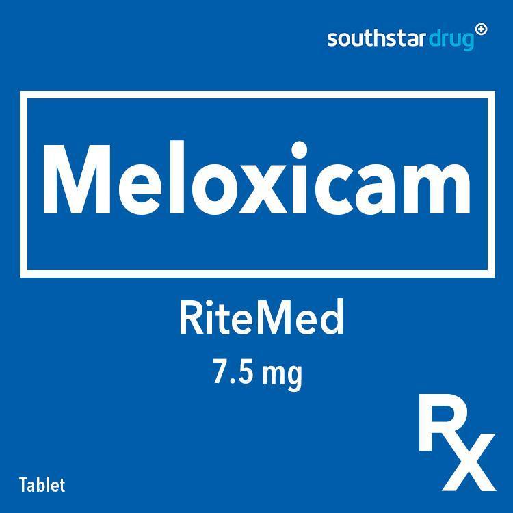 Rx: Ritemed Meloxicam 7.5mg Tablet - Southstar Drug