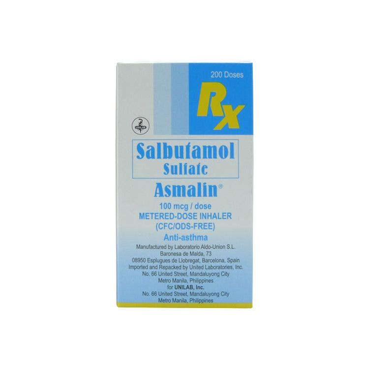 Rx: Asmalin 100mcg / dose Metered Dose Inhaler - Southstar Drug
