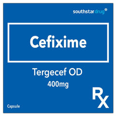Rx: Tergecef OD 400mg Capsule - Southstar Drug