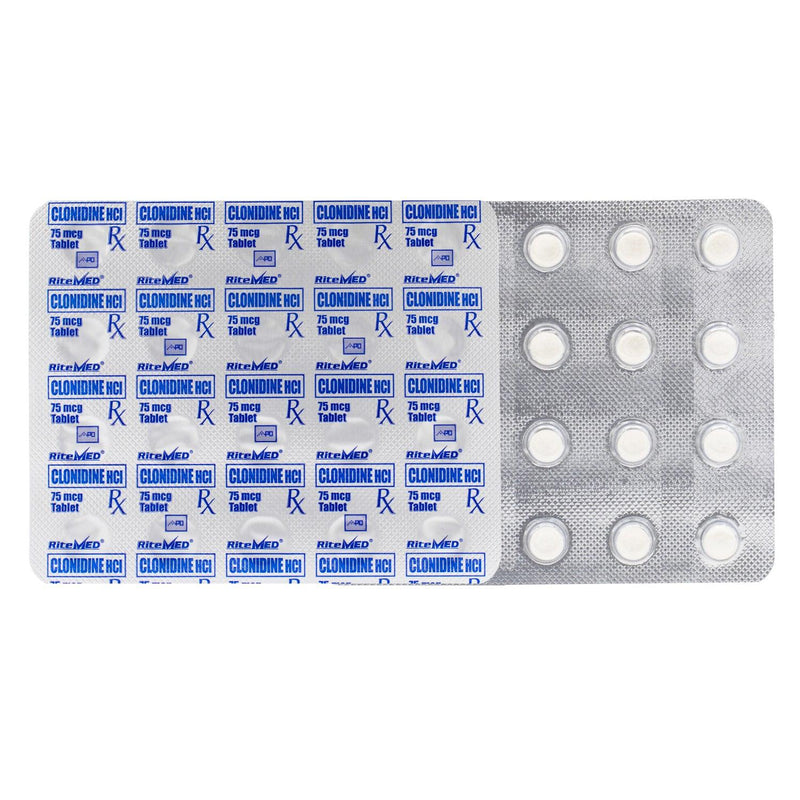 Rx: RiteMed Clonidine 75mcg Tablet - Southstar Drug