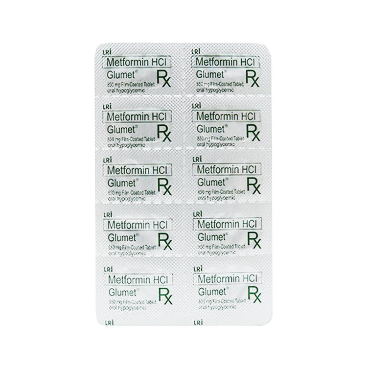 Rx: Glumet 850mg Tablet - Southstar Drug