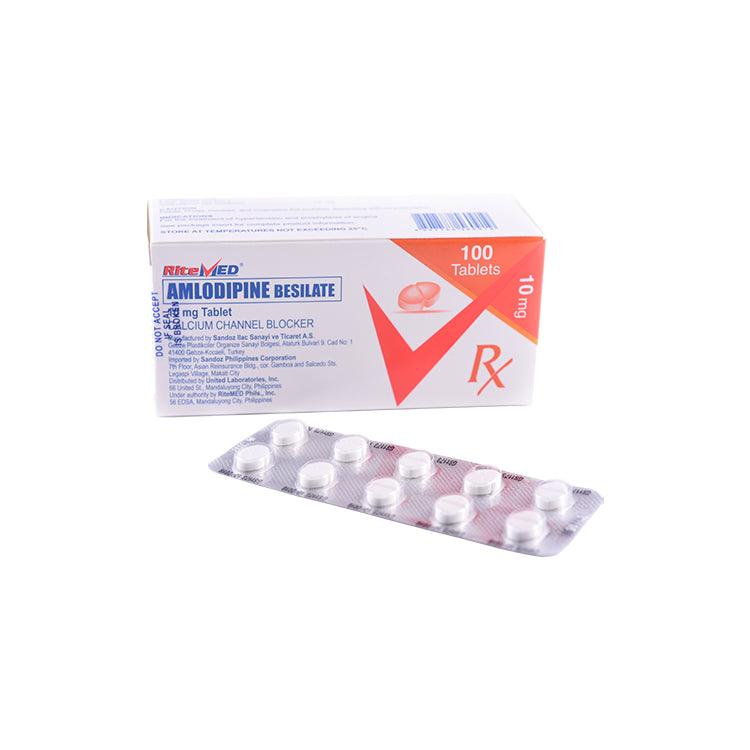 Rx: RiteMed Amlodipine 10mg Tablet - Southstar Drug
