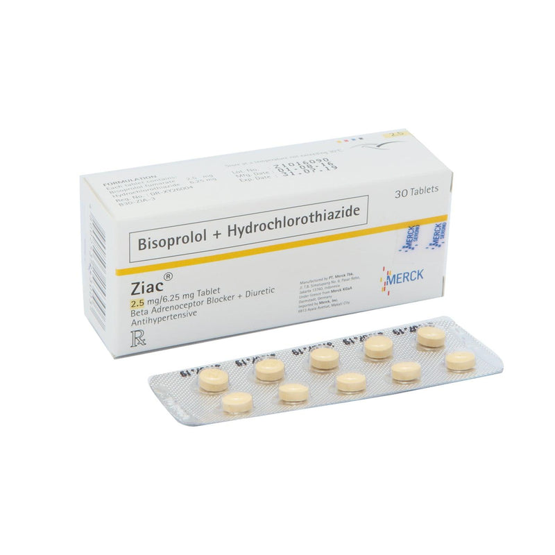 Rx: Ziac 2.5mg / 6.25mg Tablet - Southstar Drug