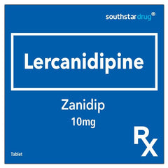 Rx: Zanidip 10mg Tablet - Southstar Drug