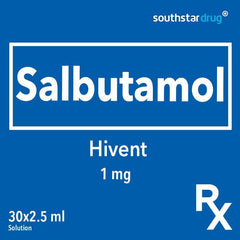 Rx: Hivent 1mg 30X2.5ml Solution - Southstar Drug