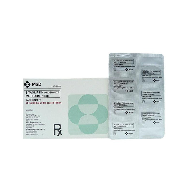 Buy Rx Janumet 50 mg / 850 mg Tablet Online Southstar Drug