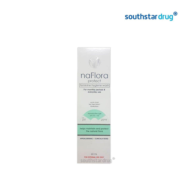 Buy Naflora Protect Feminine Wash 60ml Online Southstar Drug