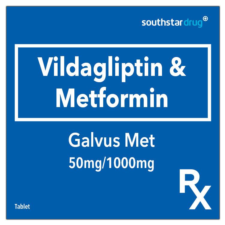 Rx: Galvus Met 50mg / 1000mg Tablet - Southstar Drug
