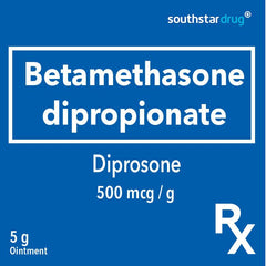 Rx: Diprosone 500mcg / g 5 g Ointment - Southstar Drug
