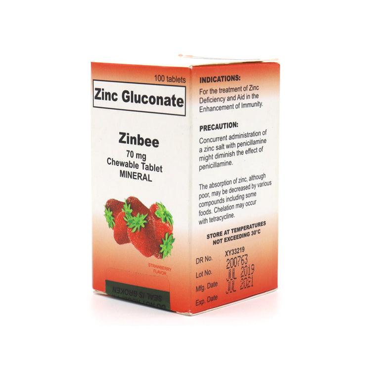 Zinbee 70mg Chewable Tablet - Southstar Drug
