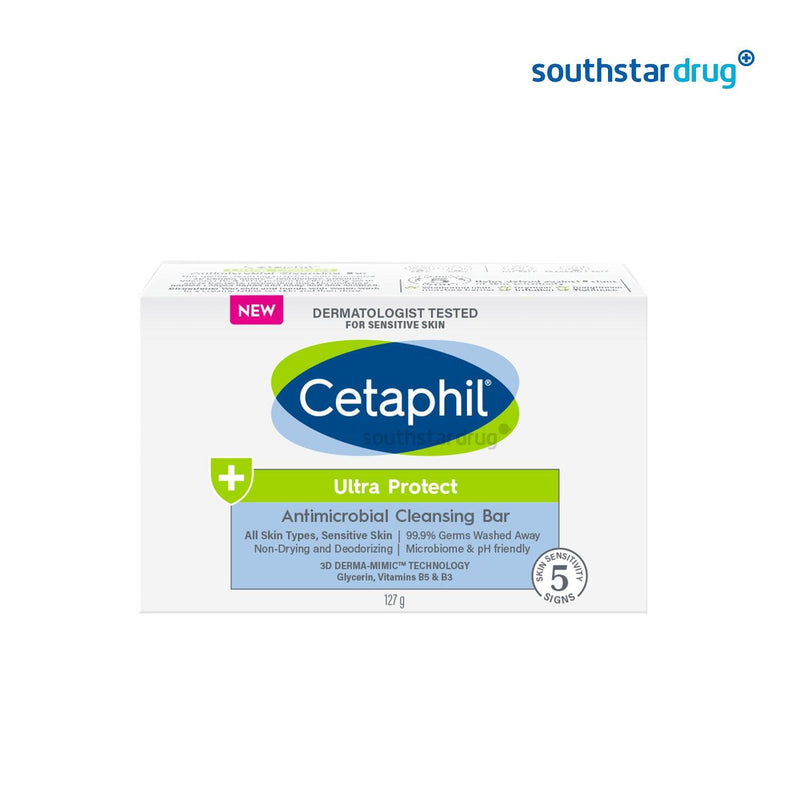 Cetaphil Ultra Protect Antimicrobial Cleansing Bar 127g - Southstar Drug