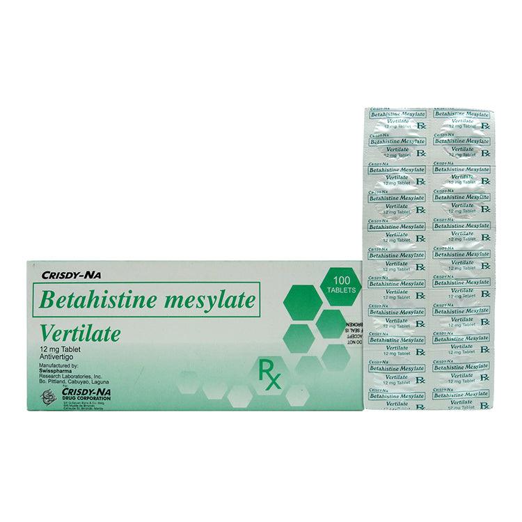 Rx: Vertilate 12mg Tablet - Southstar Drug