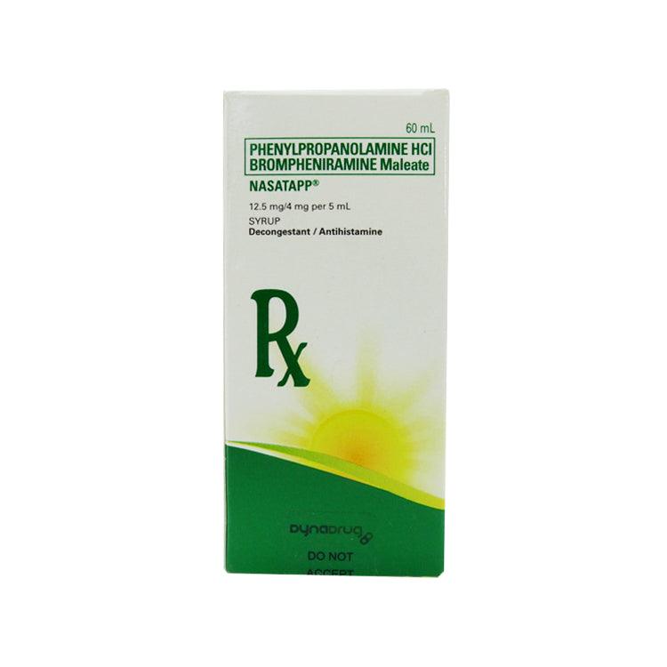 Rx: Nasatapp 12.5mg 60ml Syrup - Southstar Drug